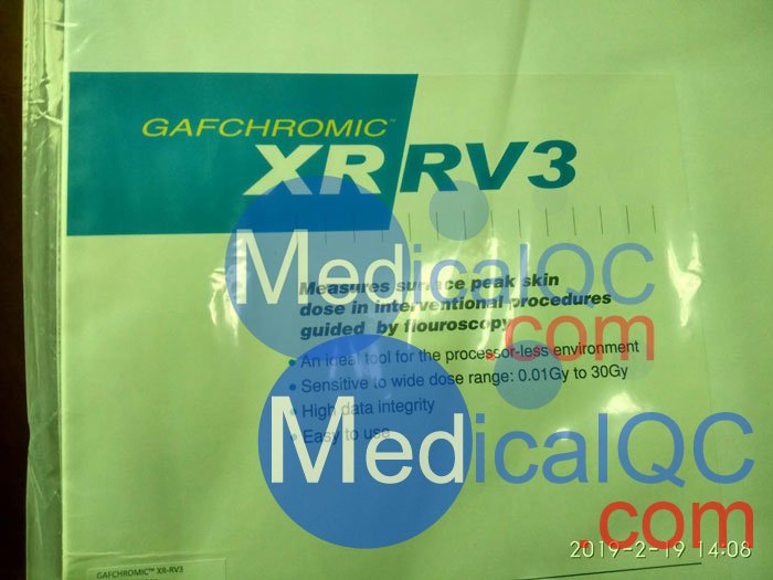 Gafchromic XR-RV3皮膚劑量QA免沖洗膠片，Gafchromic XR-RV3膠片