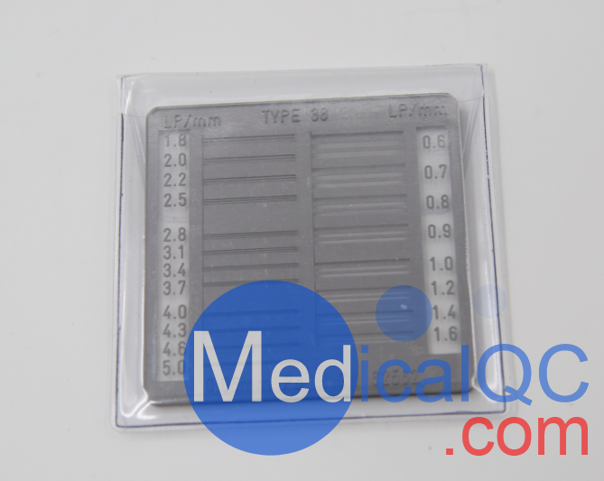 Type38高分辨測試卡，Type 81高分辨測試卡，二度星卡，X射線檢測用線對卡