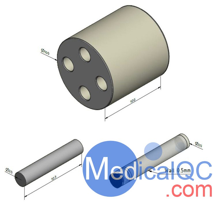 QRM-SCT光譜CT模體，QRM-SCT CT測(cè)試模體尺寸