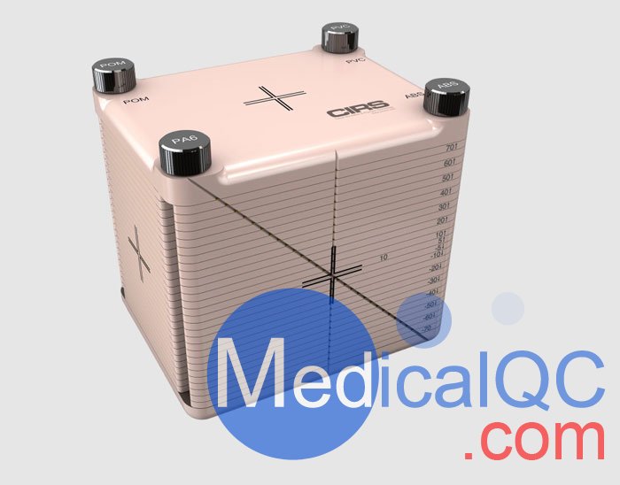 Cirs 037多病變腦QA模型，Cirs 037多病灶SRS治療計劃QA模體